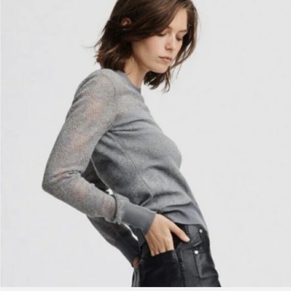 Rag & Bone Charlotte Alpaca Crew - Picture 2 of 11